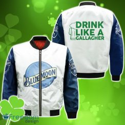 Blue Moon Drink Like A Gallagher Patrick Day Bomber 3D For Men Women