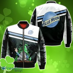 Blue Moon Gnome Saint Patrick’s Day Bomber 3D For Men Women