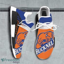 Bucknell Bison NCAA Orange NMD Human Race Shoes Running Shoes