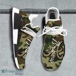 Camo Camouflage Atlanta Braves MLB Sport Teams NMD Human Race Shoes Running Shoes For Men And Women