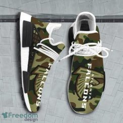 Camo Camouflage Atlanta Falcons NFL NMD Human Race Shoes Running Shoes