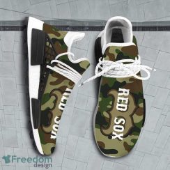 Camo Camouflage Boston Red Sox MLB Sport Teams NMD Human Race Shoes Running Shoes For Men And Women