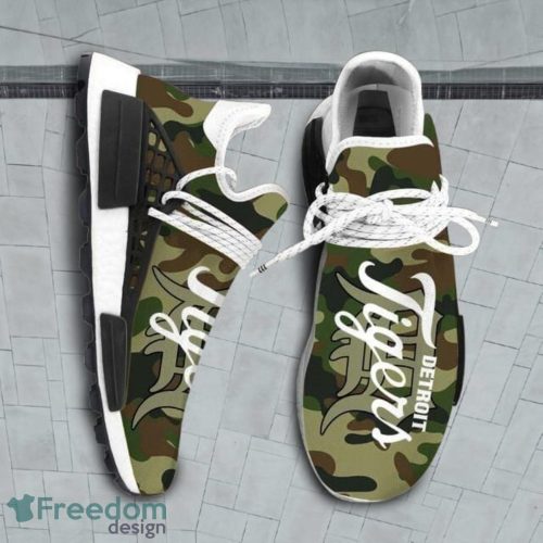 Camo Camouflage Detroit Tigers MLB NMD Human Race Shoes Running Shoes Product Photo 1