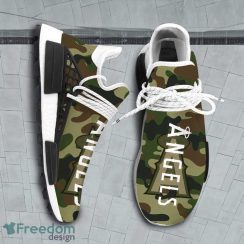 Camo Camouflage Los Angeles Angels MLB Sport Teams NMD Human Race Shoes Running Shoes For Men And Women