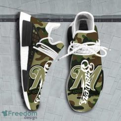 Camo Camouflage Milwaukee Brewers MLB NMD Human Race Shoes Running Shoes