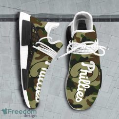 Camo Camouflage Philadelphia Phillies MLB Teams NMD Human Race Shoes Running Shoes