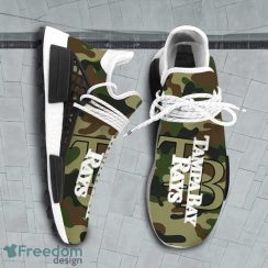 Camo Camouflage Tampa Bay Rays MLB Sport Teams NMD Human Race Shoes Running Shoes For Men And Women