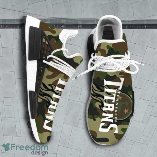 Camo Camouflage Tennessee Titans NFL NMD Human Race Shoes Running Shoes Product Photo 1