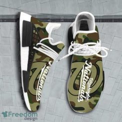 Camo Camouflage Washington Nationals MLB NMD Human Race Sneakers For Men And Women