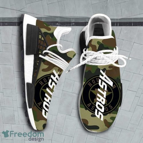 Camo Houston Astros MLB Sport Teams NMD Human Race Shoes Running Shoes For Men And Women Product Photo 1