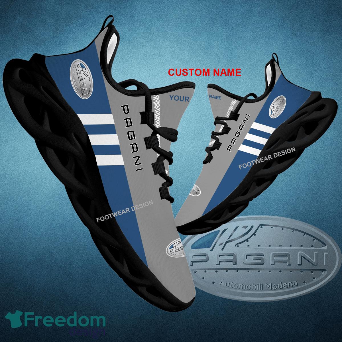 Car Racing Pagani Style Chunky Shoes New Design Gift Fans Max Soul Sneakers Personalized - Car Racing Pagani Logo New Style Chunky Shoes Photo 1