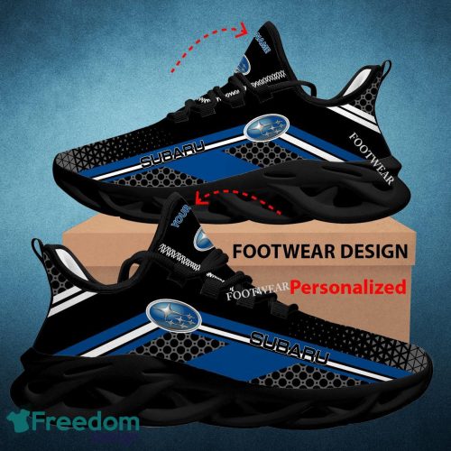 Car Racing Subaru Logo New Design Max Soul Shoes Custom Name For Men Women Sport Sneaker Symbolize Fans - Car Racing Subaru Logo New Design Chunky Shoes Custom Name Photo 2