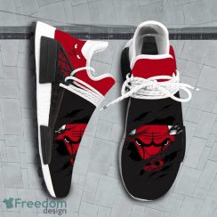 Chicago Bulls NBA Sport Teams Black NMD Human Race Shoes Running Shoes For Men And Women