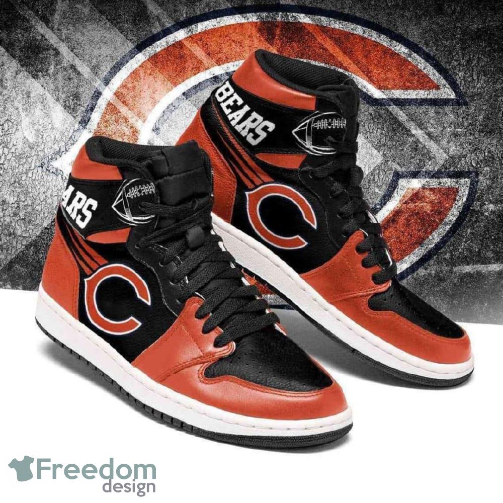 CHlCAGO BEAR 3 NFL Football Air Jordan Hightop Shoes For Men Women Gift New Sneakers - CHlCAGO BEAR 3 NFL Football Air Jordan Hightop Shoes For Men Women Gift New Sneakers Holiday