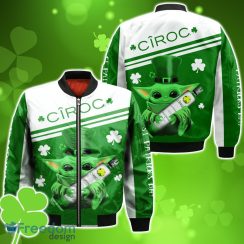 Ciroc Vodka Irish St Patrick Day Baby Yoda Bomber 3D For Men Women