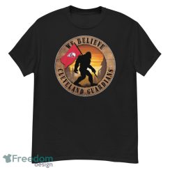 Cleveland Guardians Bigfoot We Believe T-Shirt, Hoodie, Sweatshirt - G500 Men’s Classic T-Shirt