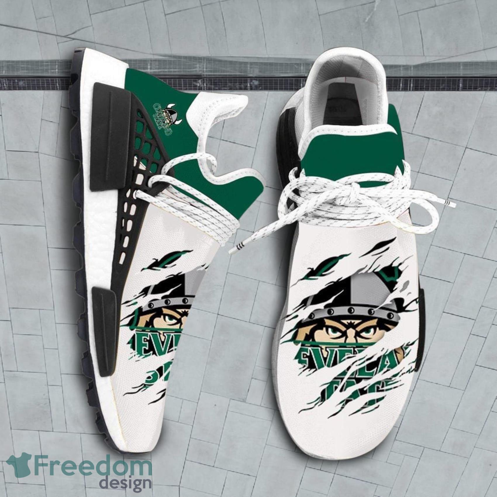 Cleveland State Vikings NCAA Sport Teams NMD Human Race Shoes Running Shoes image Cleveland State Vikings NCAA Sport Teams NMD Human Race Shoes Running Shoes Product Photo 1