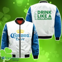 Corona Extra Drink Like A Gallagher Patrick Day Bomber 3D For Men Women