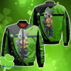 Crown Royal Whisky St Patrick Day Bomber 3D For Men Women