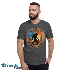 Detroit Lions Bigfoot We Believe T Shirt, Hoodie, Sweatshirt image Detroit Lions Bigfoot We Believe T-Shirt, Hoodie, Sweatshirt - Short Sleeve T-Shirt-1