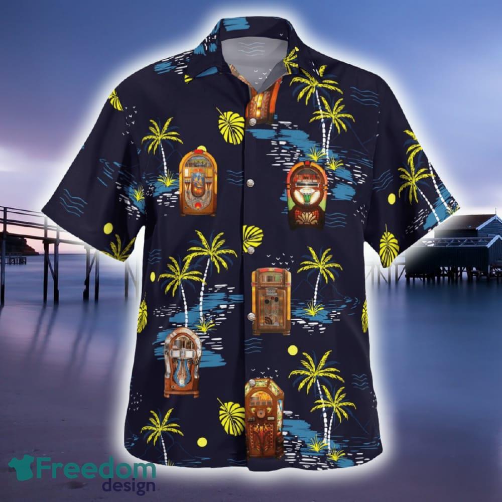 ''Golden Age'' Wurlitzer Jukeboxes Hawaiian Shirt Pacific For Summer image ''Golden Age'' Wurlitzer Jukeboxes Hawaiian Shirt Pacific For Summer