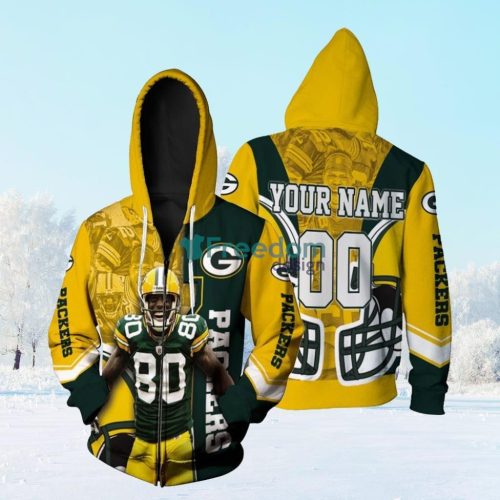 Green Bay Packers Nfl Donald Driver Great Player Best Team Personalized Zip Hoodie 3D All Over Print Product Photo 1