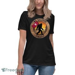 Indiana Bigfoot We Believe T-Shirt, Hoodie, Sweatshirt - Women's Relaxed Short Sleeve Jersey Tee
