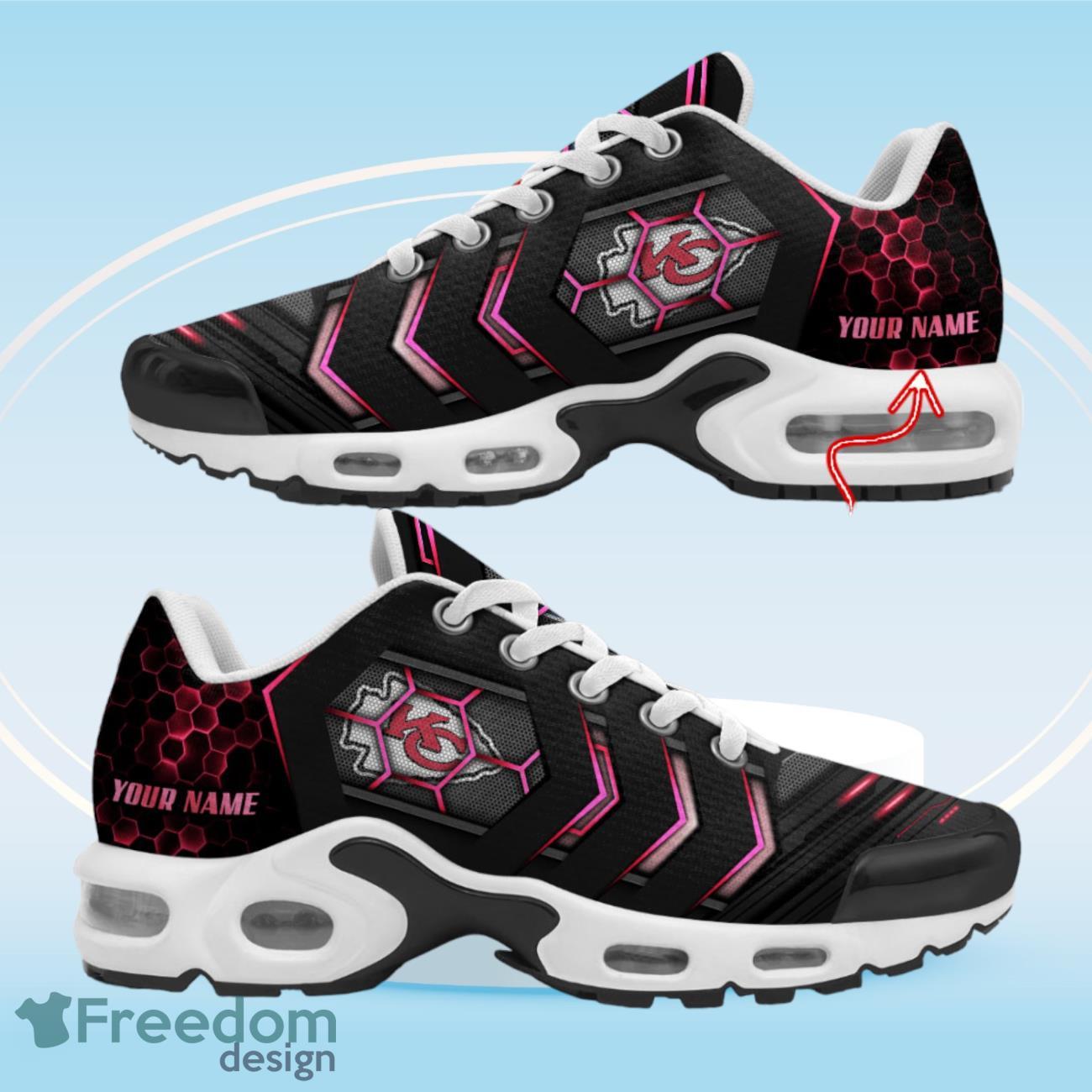 Kansas City Chiefs NFL Custom Name TN Sneaker Sports Shoes For Fans Custom Name Product Photo 1