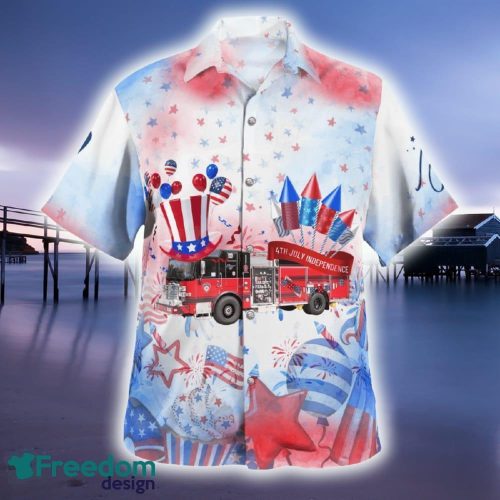 Marble Falls Texas Marble Falls Fire Rescue 4th Of July Hawaiian Shirt - Marble Falls Texas Marble Falls Fire Rescue 4th Of July Hawaiian Shirt_2