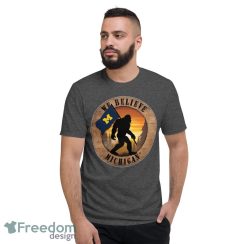 Michigan Bigfoot We Believe T-Shirt, Hoodie, Sweatshirt - Short Sleeve T-Shirt-1