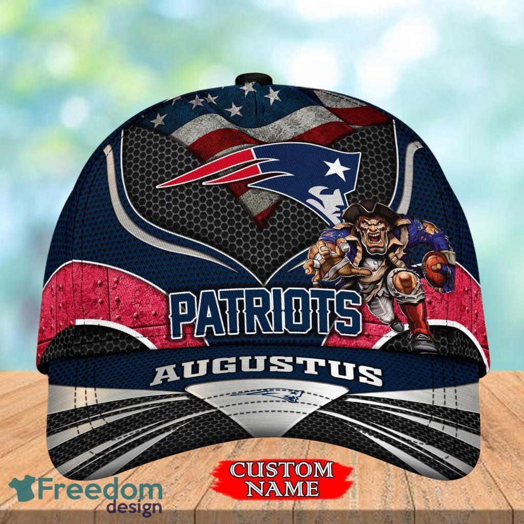 New England Patriots NFL Classic Cap 3D V1 Personalized Custom Name Gift For Fans Product Photo 1