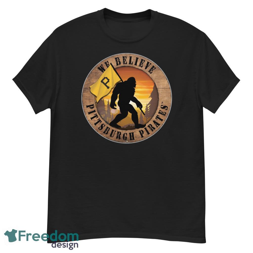 pittsburgh-pirates-bigfoot-we-believe-t-shirt-hoodie-sweatshirt-1.jpeg Pittsburgh Pirates Bigfoot We Believe T-Shirt, Hoodie, Sweatshirt - G500 Men’s Classic T-Shirt