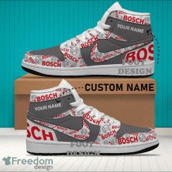 Robert Bosch Gmbh Brand Logo Custom Name Air Jordan Hightop Shoes For Sneakers Fans - robert bosch gmbh Logo Personalized Air Jordan Hightop Shoes Photo 2