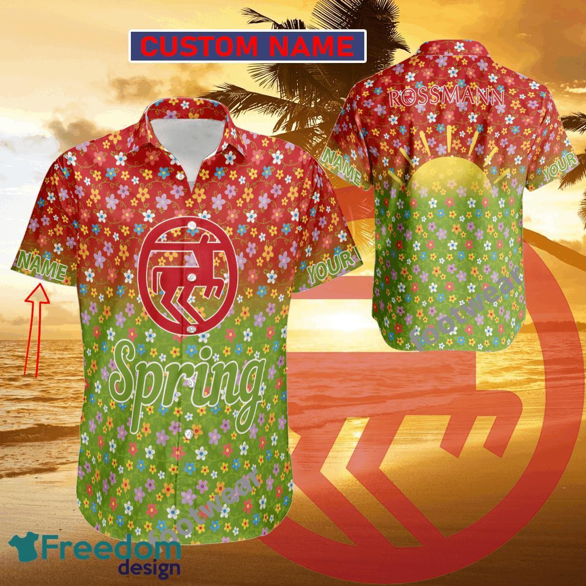 Rossmann Logo Brand 3D Hawaiian Shirt New Custom Name Tropical Beach Gift For Fans - Rossmann Logo Brand 3D Hawaiian Shirt New Custom Name Tropical Beach Gift For Fans