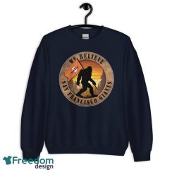 San Francisco Giants Bigfoot We Believe T Shirt, Hoodie, Sweatshirt image San Francisco Giants Bigfoot We Believe T-Shirt, Hoodie, Sweatshirt - Unisex Crewneck Sweatshirt-1