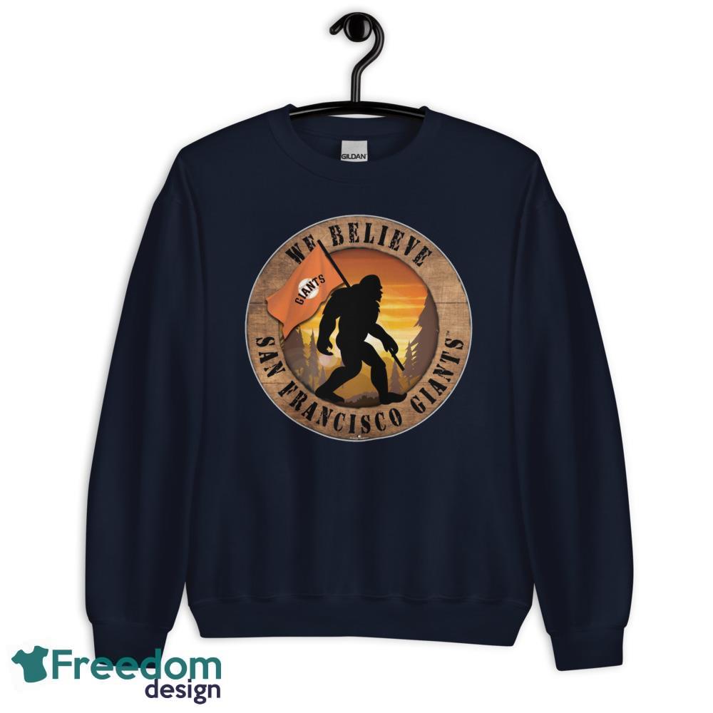 san-francisco-giants-bigfoot-we-believe-t-shirt-hoodie-sweatshirt-4.jpeg San Francisco Giants Bigfoot We Believe T-Shirt, Hoodie, Sweatshirt - Unisex Crewneck Sweatshirt-1