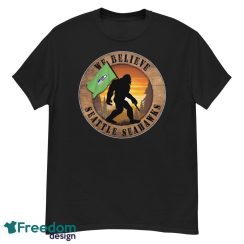 Seattle Seahawks Bigfoot We Believe T-Shirt, Hoodie, Sweatshirt - G500 Men’s Classic T-Shirt