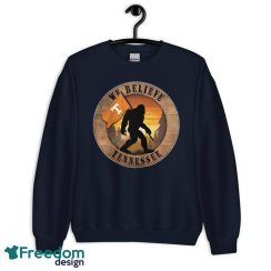 Tennessee Volunteers Bigfoot We Believe T-Shirt, Hoodie, Sweatshirt - Unisex Crewneck Sweatshirt-1