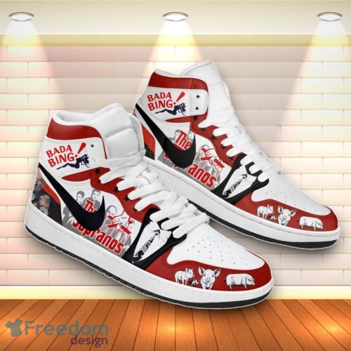 The Sopranos Bada Bing Air Jordan High Top Shoes Product Photo 2