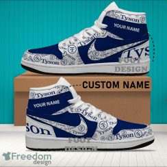 Tyson Foods Brand Logo Custom Name Air Jordan Hightop Shoes For Sneakers Fans - tyson foods Logo Personalized Air Jordan Hightop Shoes Photo 2
