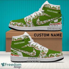 US FOODS Brand Logo Custom Name Air Jordan Hightop Shoes For Sneakers Fans - US FOODS Logo Personalized Air Jordan Hightop Shoes Photo 2