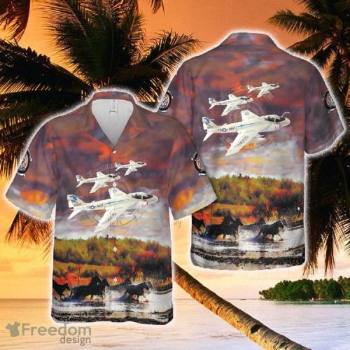 US Navy A-6 (A-6E) Intruder VA-52 Knight Riders 1980 Hawaiian Shirt All Over Print Summer - US Navy A-6 (A-6E) Intruder VA-52 Knight Riders 1980 Hawaiian Shirt All Over Print Summer