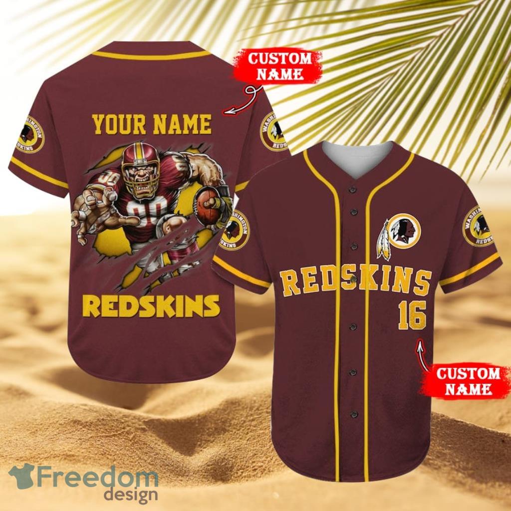 Washington redskins baseball on sale jersey