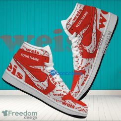 Weis Markets Brand Logo Custom Name Air Jordan Hightop Shoes For Sneakers Fans Weis Markets Brand Logo Custom Name Air Jordan Hightop Shoes For Sneakers Fans