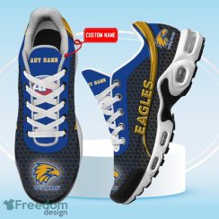 West Coast Eagles AFL Team Premium TN Sneaker Sports Shoes For Fans Custom Name Product Photo 2