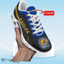 West Coast Eagles AFL Team Premium TN Sneaker Sports Shoes For Fans Custom Name