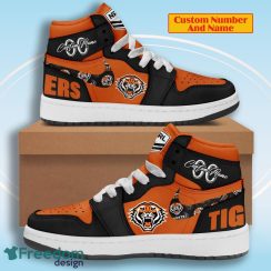 Wests Tigers NRL Air Jordan Hightop Shoes For Fans Custom Number And Name