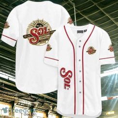 White Desde Sol 1899 Cerveza Original Jersey Baseball Shirt Special Gift