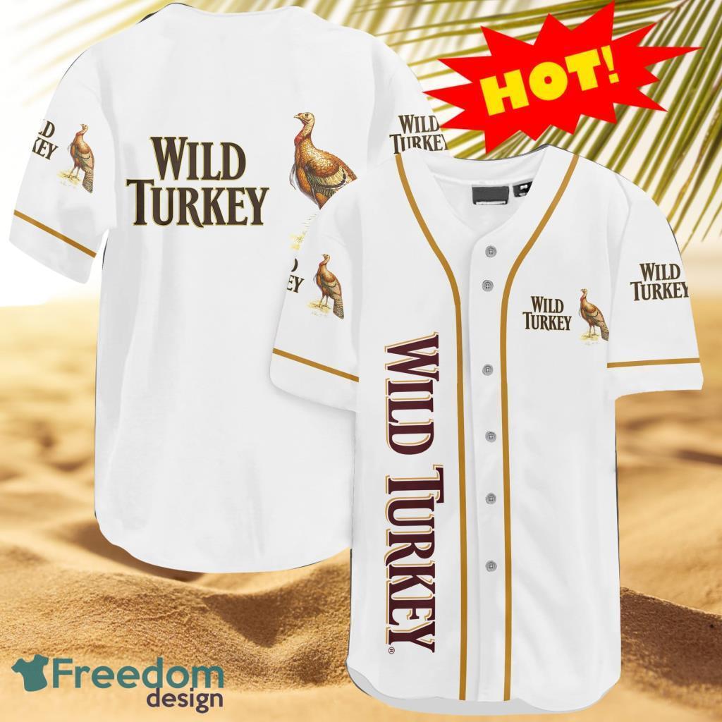 Wild Turkey Baseball Jersey Shirt Gift For Men And Women image Wild Turkey Baseball Jersey Shirt Gift For Men And Women Product Photo 1
