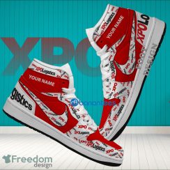 Xpo Brand Logo Custom Name Air Jordan Hightop Shoes For Sneakers Fans Xpo Brand Logo Custom Name Air Jordan Hightop Shoes For Sneakers Fans